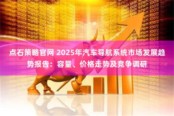 点石策略官网 2025年汽车导航系统市场发展趋势报告：容量、价格走势及竞争调研